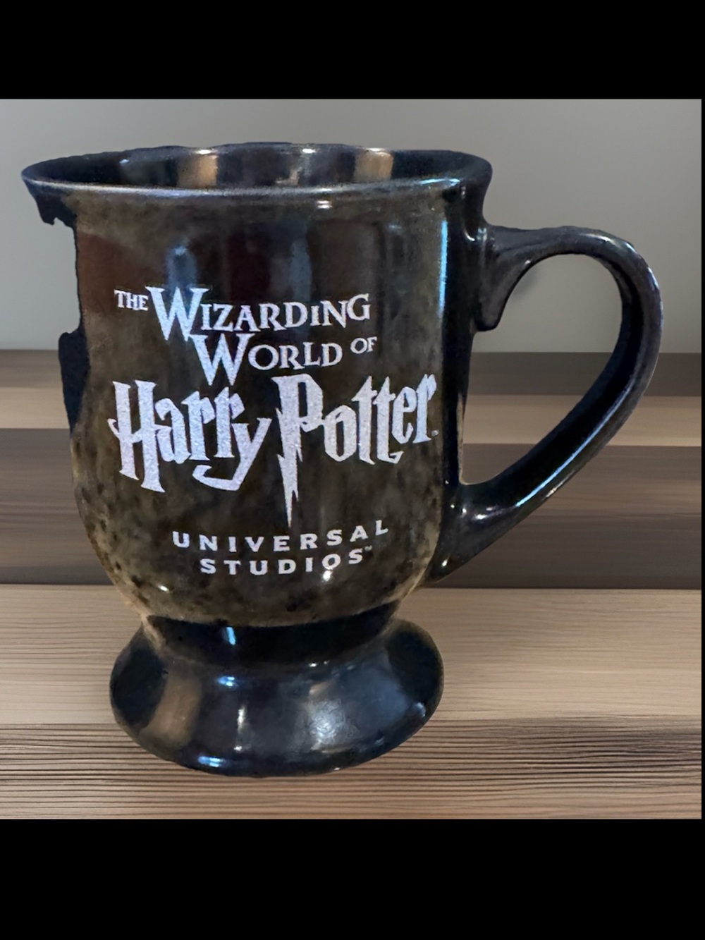 The Wizarding World of Harry Potter Universal Studios Black Ceramic Mug